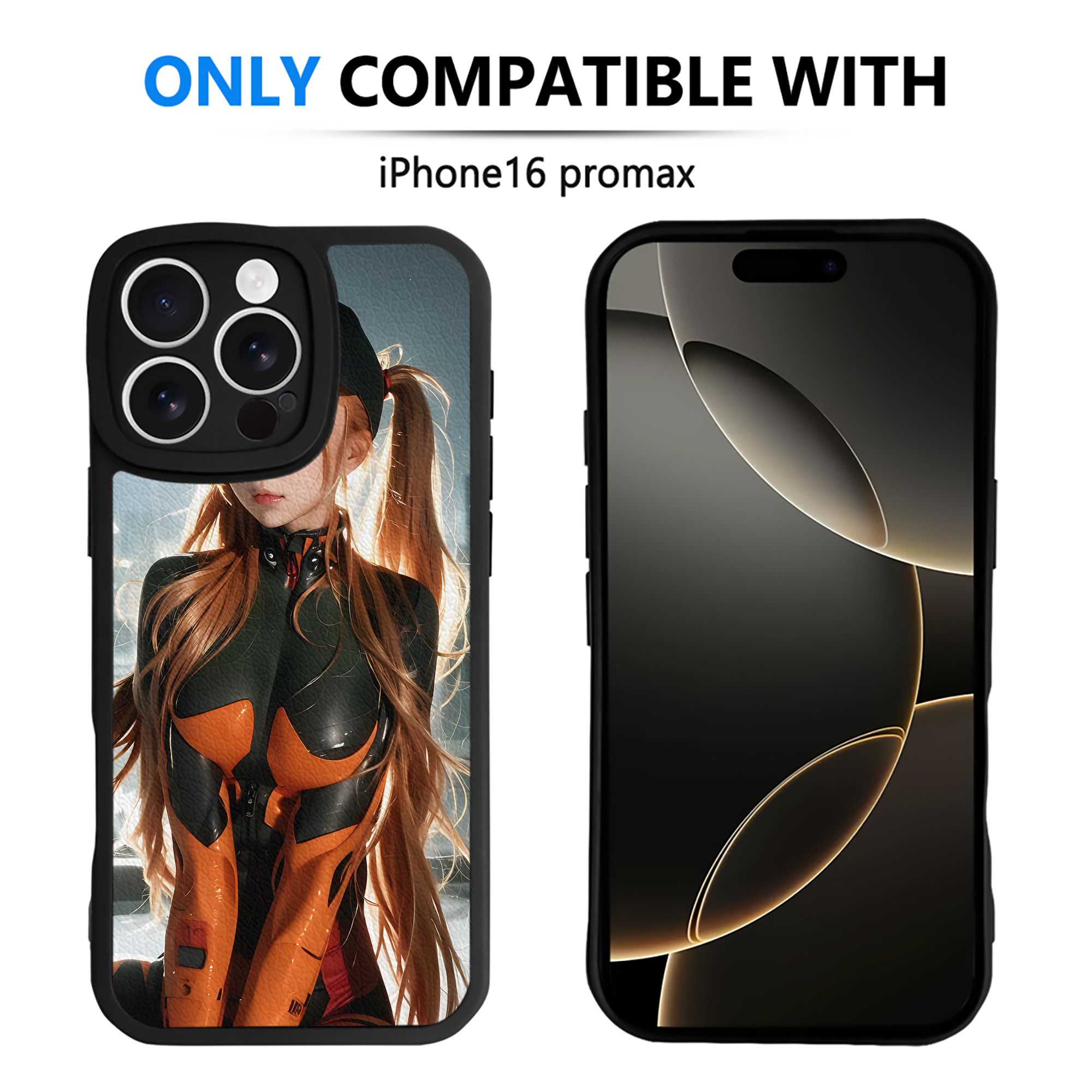 （画像用） EVA 新世紀エヴァンゲリオン 【iPhone 16シリーズ対応】シリコンスマホケース（レザー調） 材質：シリコン